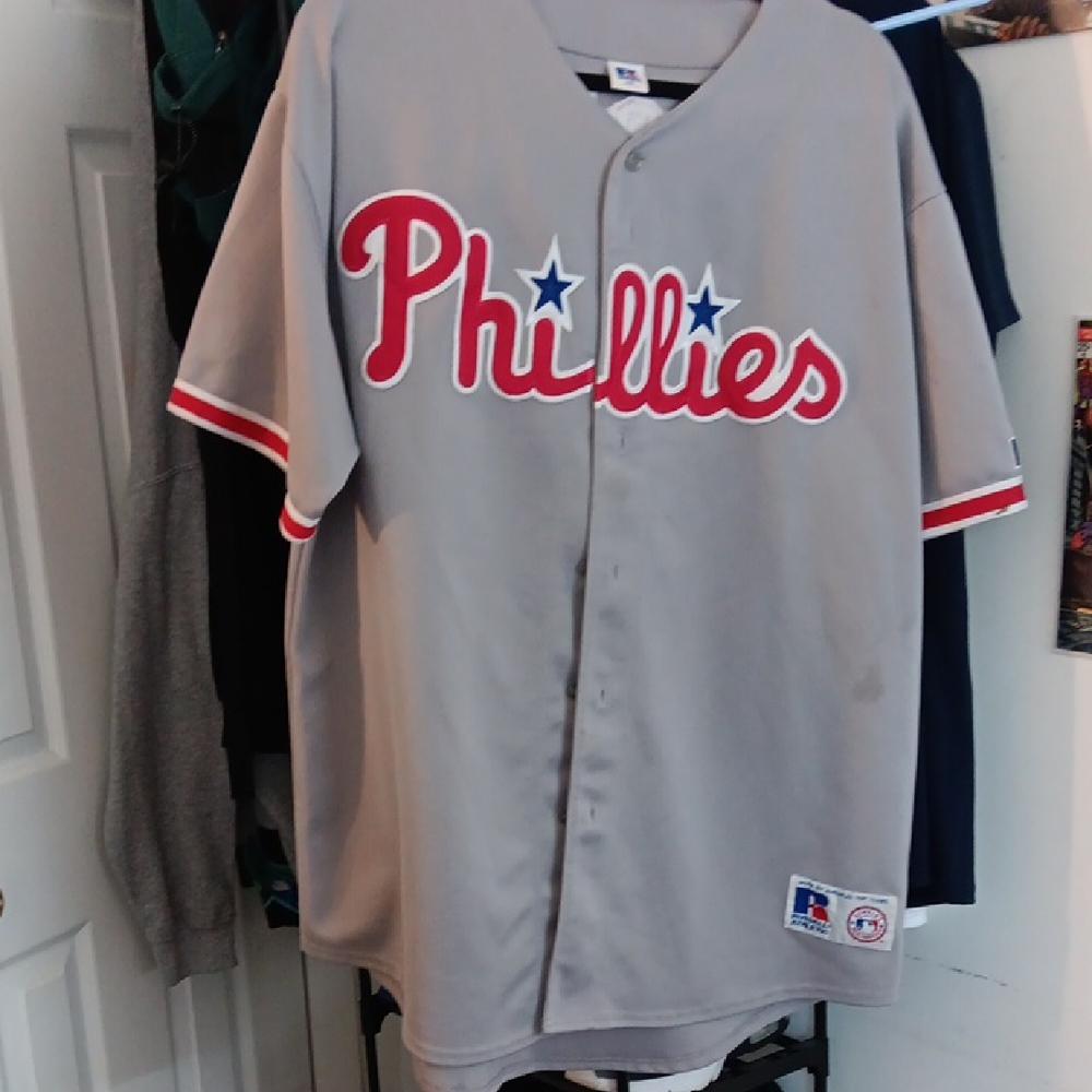 Vintage Philadelphia Phillies-Jim Thome #25 Russell Athletic Jersey